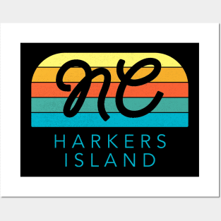 Harkers Island Sunrise Summer Vacation in NC Posters and Art